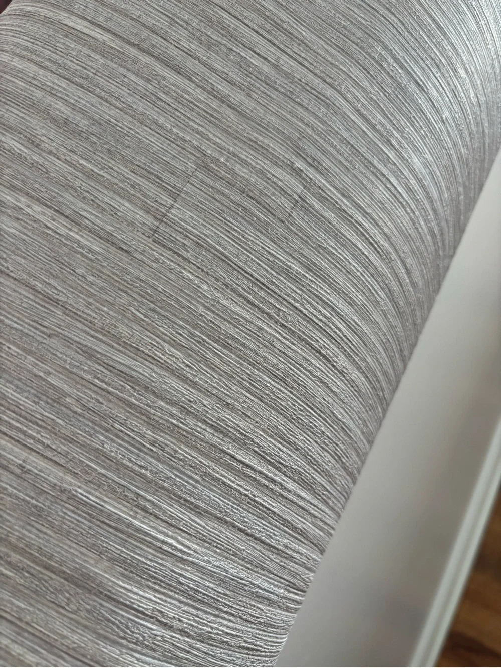 Phillip Jeffries vinyl Dover Shadow 32501 Textured Wallcovering - Gray
